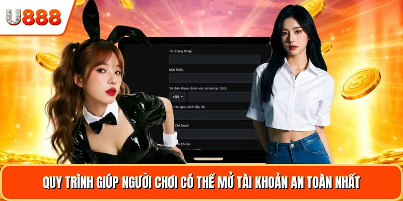 Quy trình giúp người chơi có thể mở tài khoản an toàn nhất